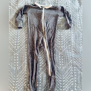 Kicked Pants Constellation Bamboo Zip Up Jammies with Footies